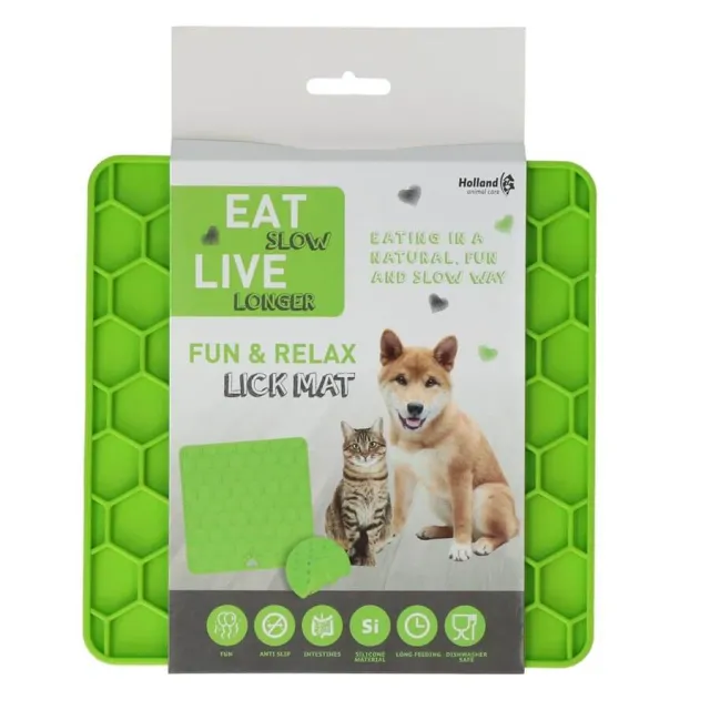 Lick Mat med sugekopper Honey Comb