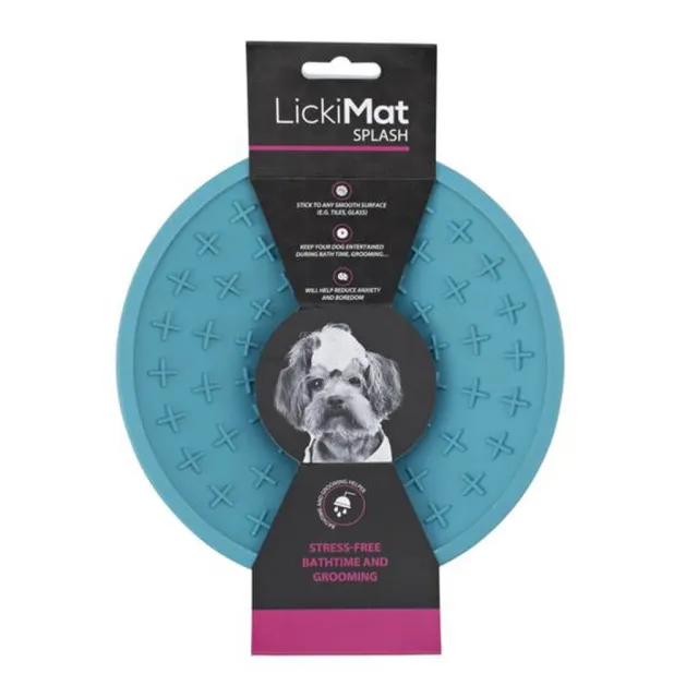 LickiMat Splash 19cm Blå