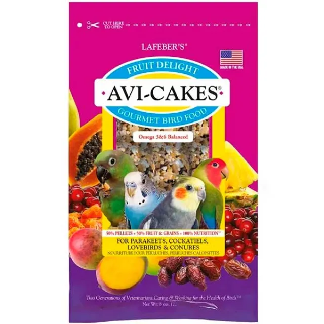Lafeber  AVI-Cakes Fruit Cockatiels (mindre papegøjer) 227g