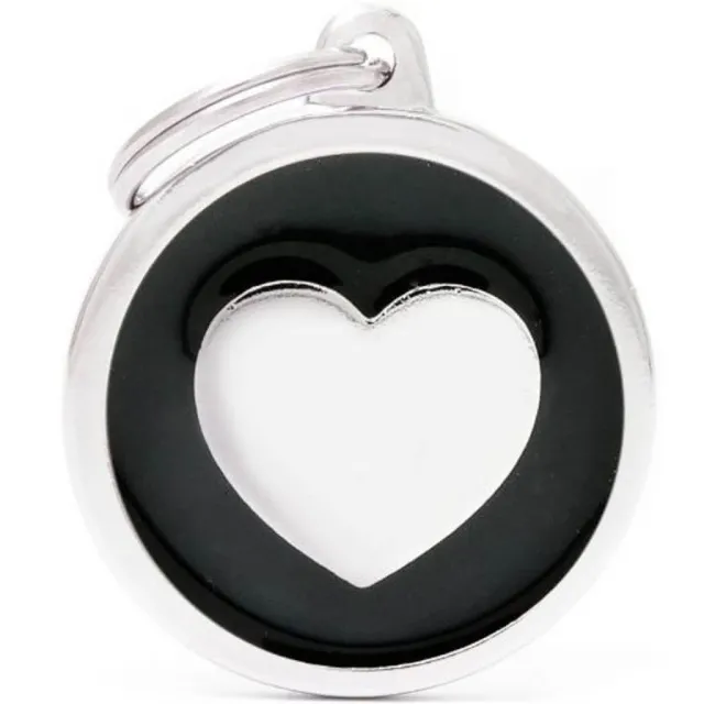Hundetegn Classic Heart Big circle sort