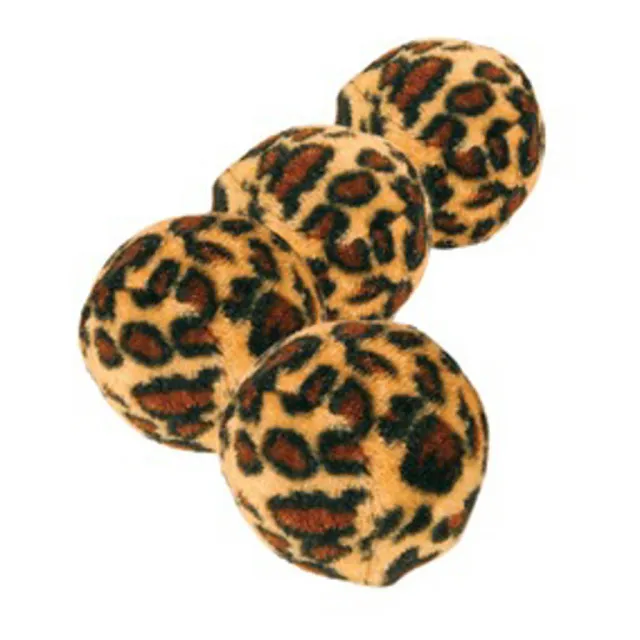Leopard bolde, 4stk